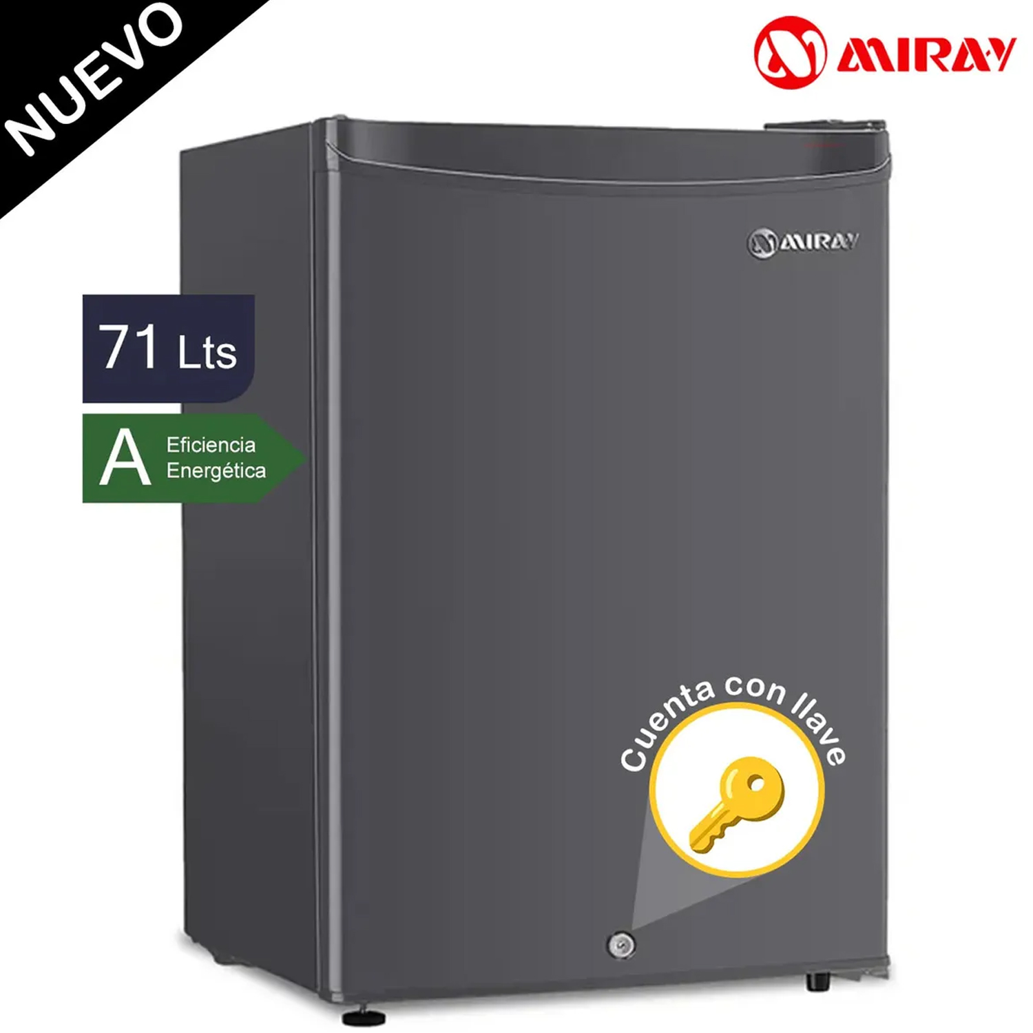 FRIGOBAR MIRAY RM-75X FROST 71L HORNO + MICROONDAS MIRAY HMM-20N 20 L - 2