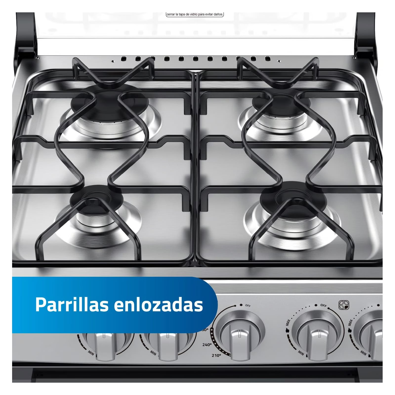 COCINA INDURAMA DE 4 HORNILLAS FONTANA - 5