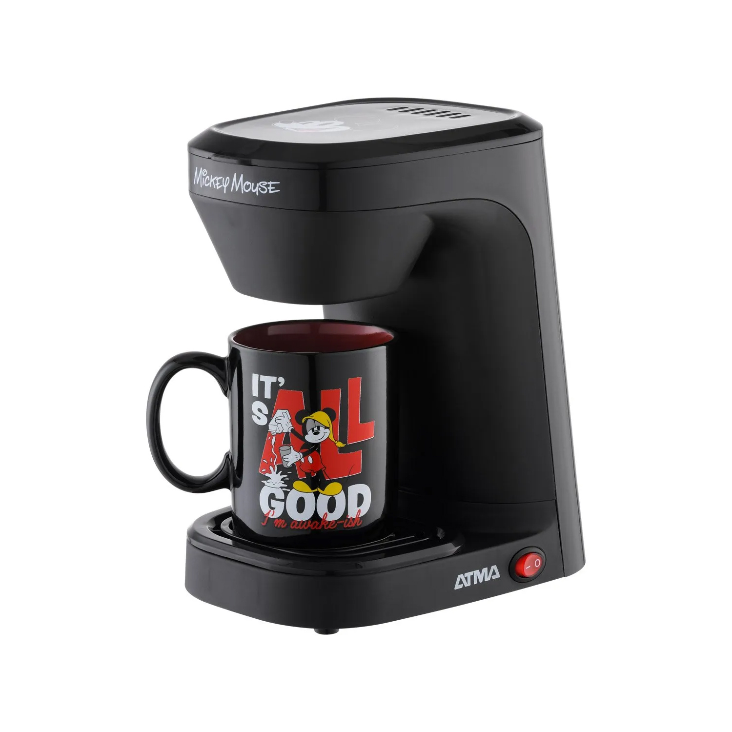 COMBO MICKEY CAFETERA ELÉCTRICA ATMA DISNEY CON TAZA + POP CORN MAKER CANCHITA SIN ACEITE ATMA DISNEY - 5