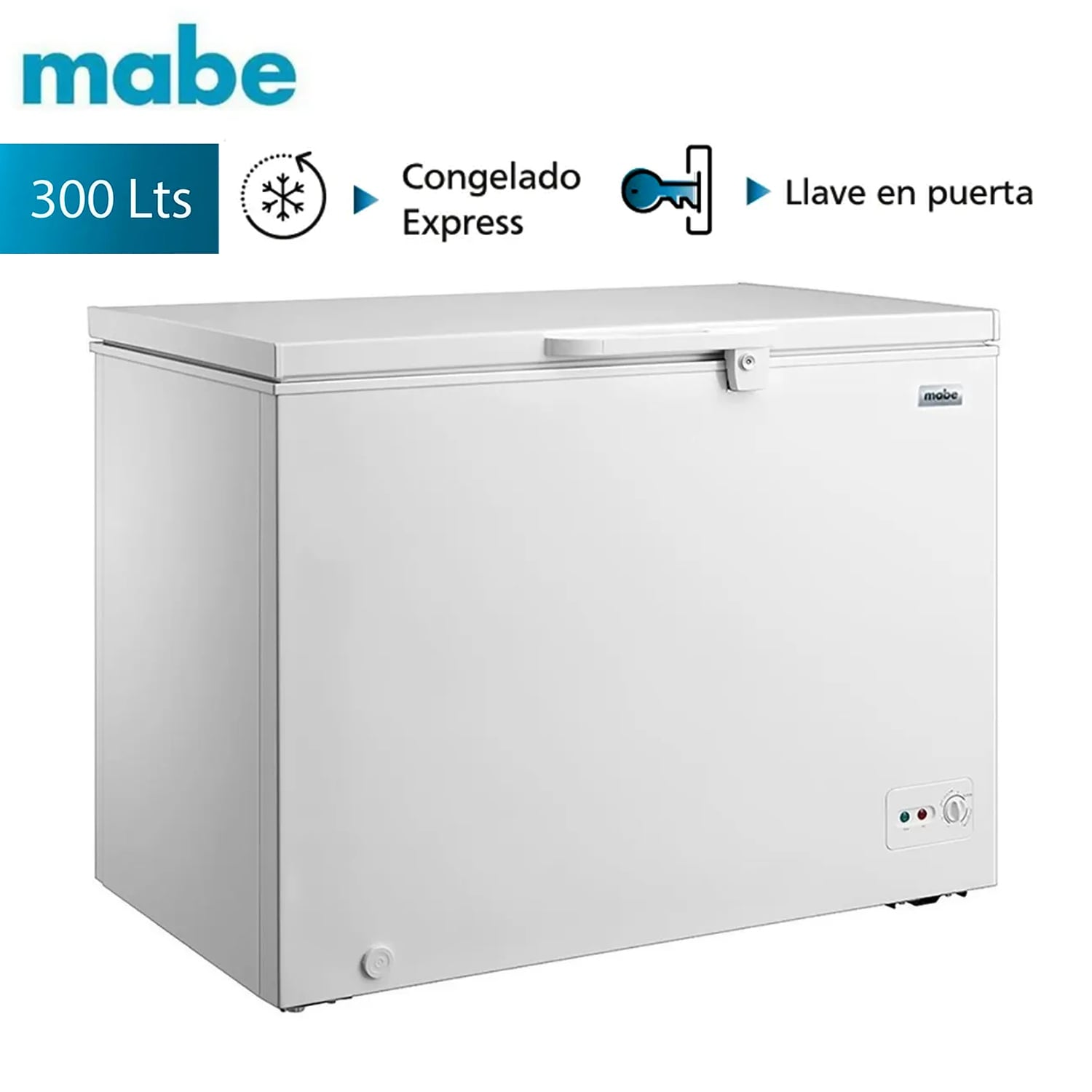 CONGELADORA HORIZONTAL 290 LTRS BLANCO CHM300PB2 - 1