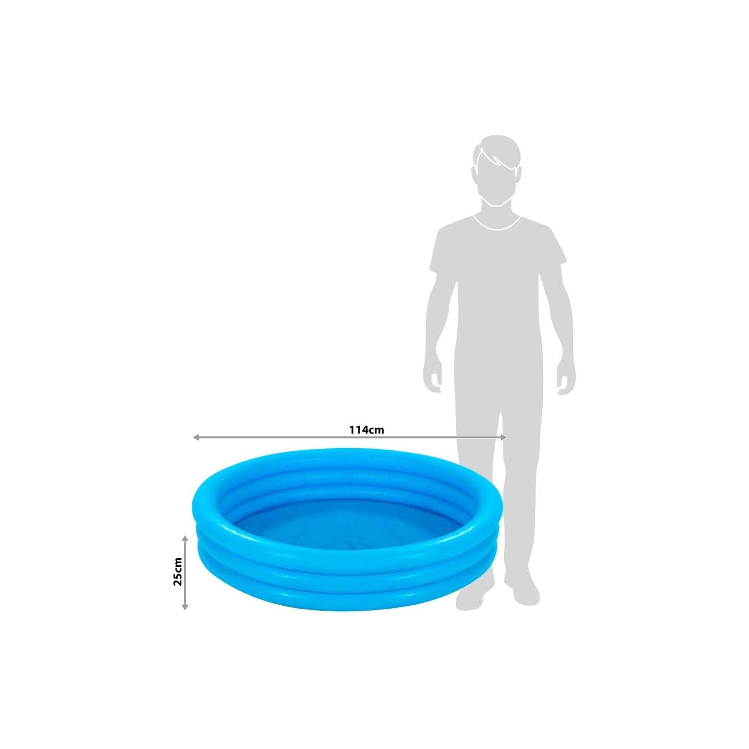 PISCINA INFLABLE CIRCULAR 3 AROS PARA NIÑOS INTEX 59416NP - 3