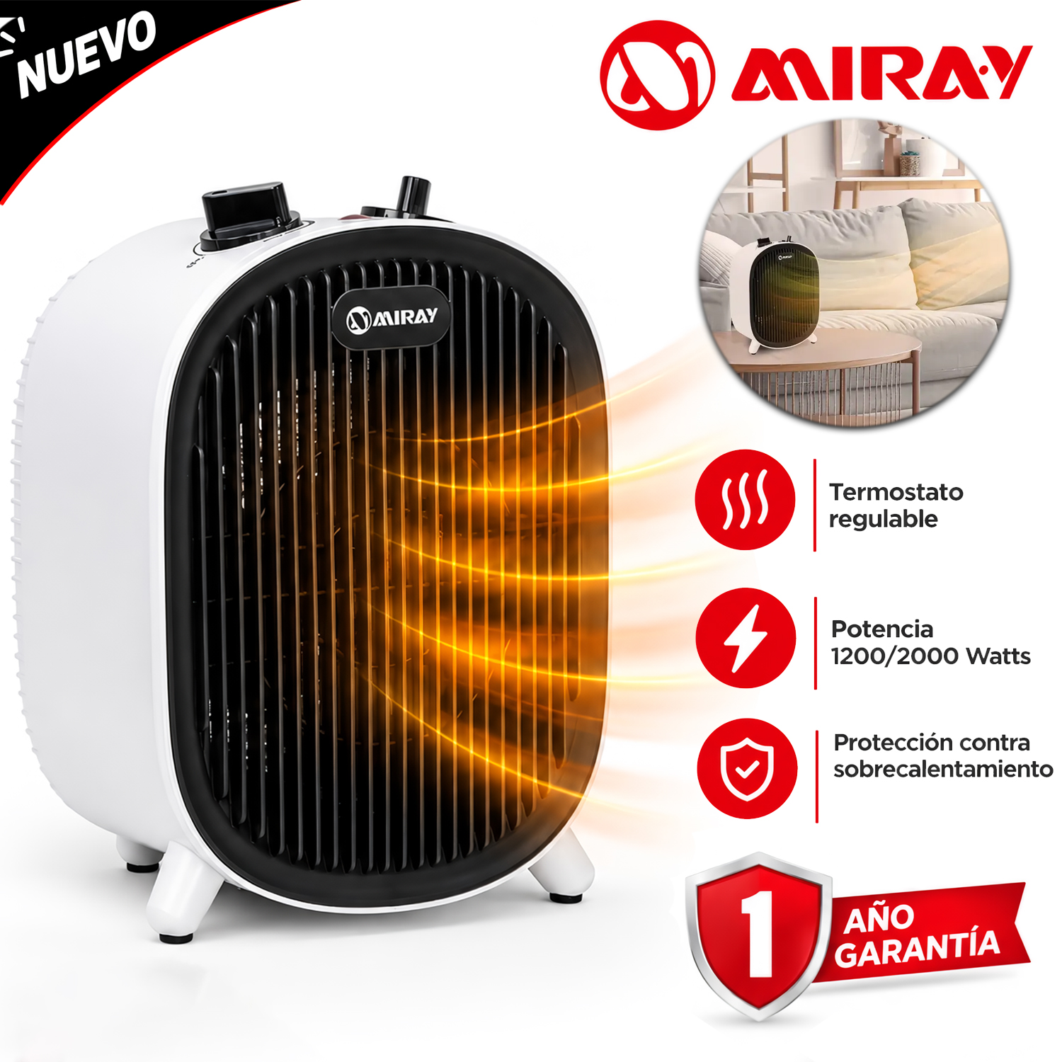 ESTUFA TERMOVENTILADOR ETM-38 - 1
