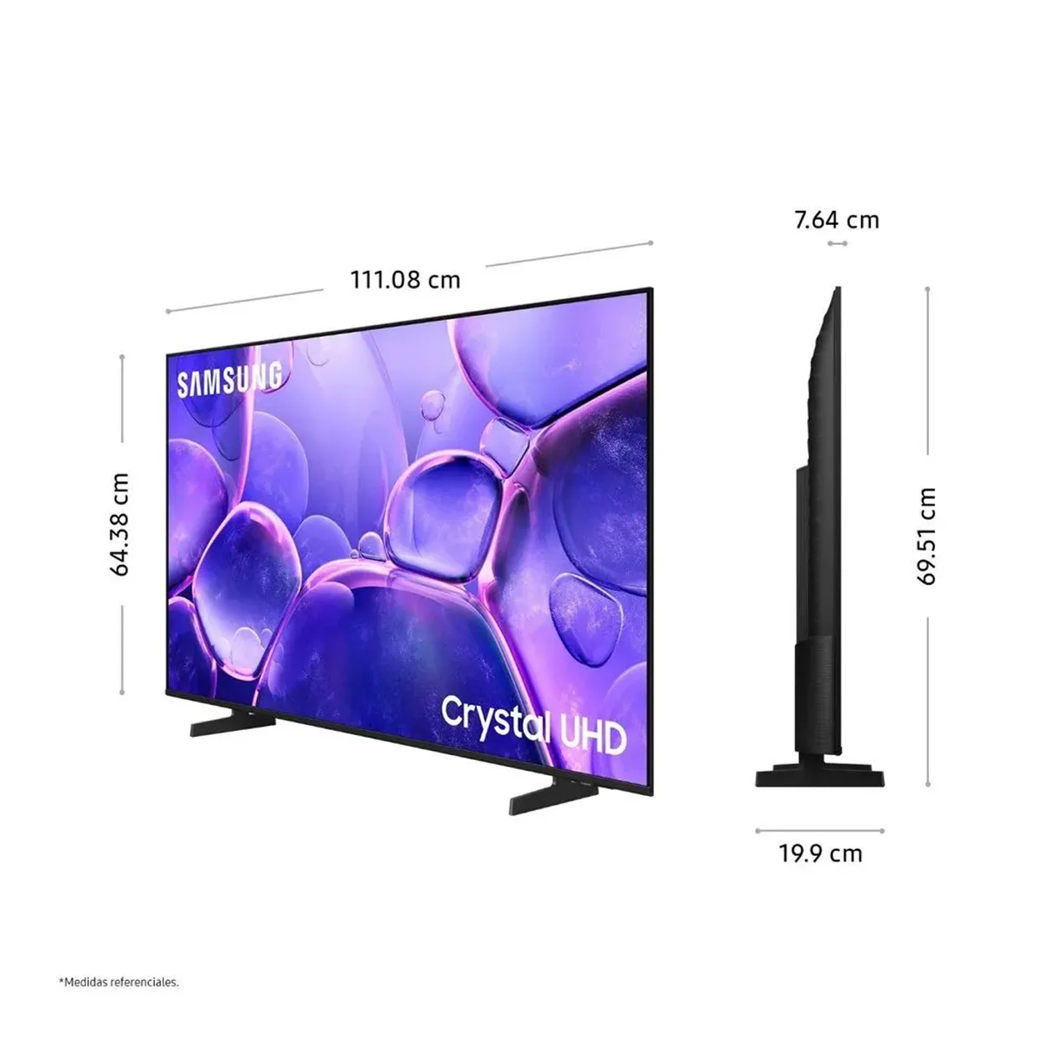 TELEVISOR SAMSUNG 50 CRYSTAL UHD UN50U8000FGXPE SMART TV 2025 - 3