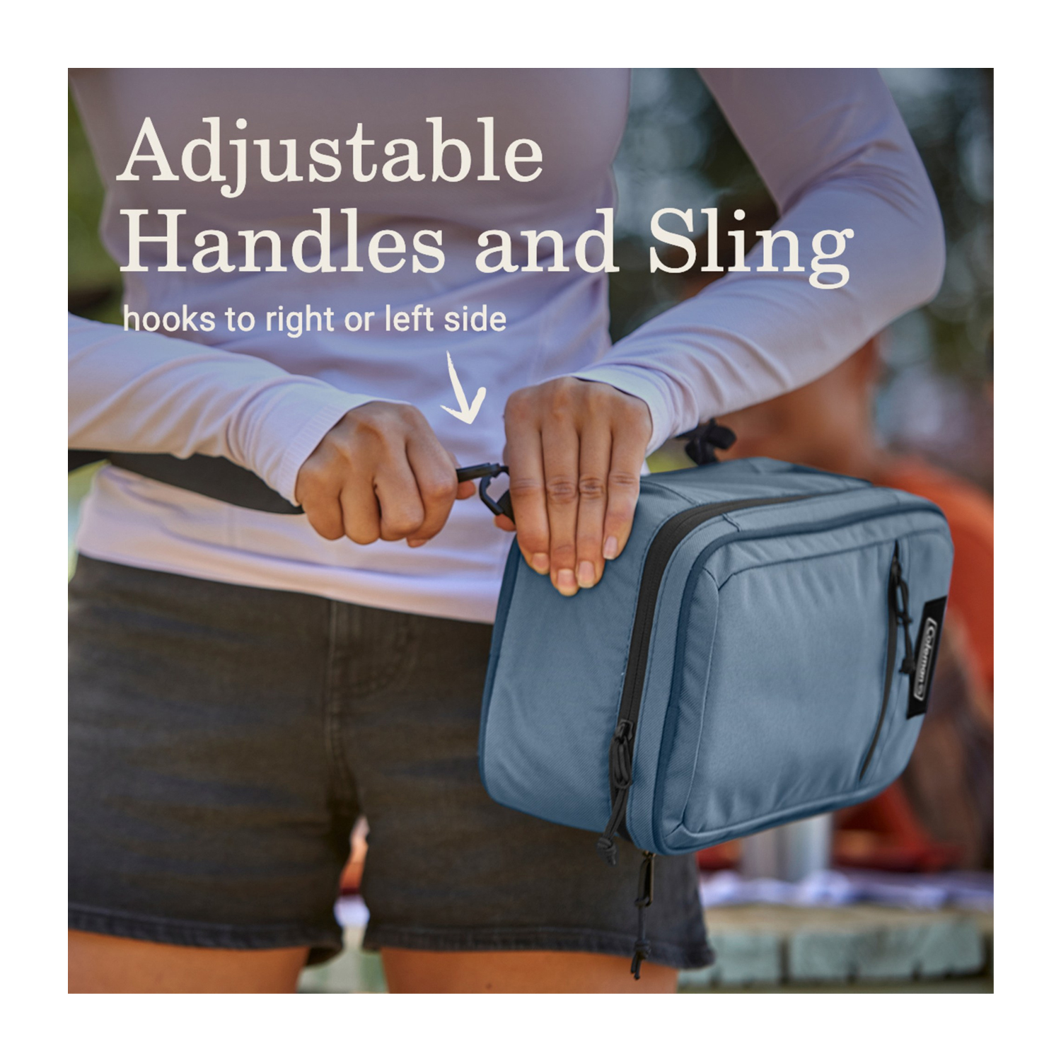 BOLSA TÉRMICA CONVERTIBLE DE TELA TRANSLATR™ PARA 6 LATAS - 6