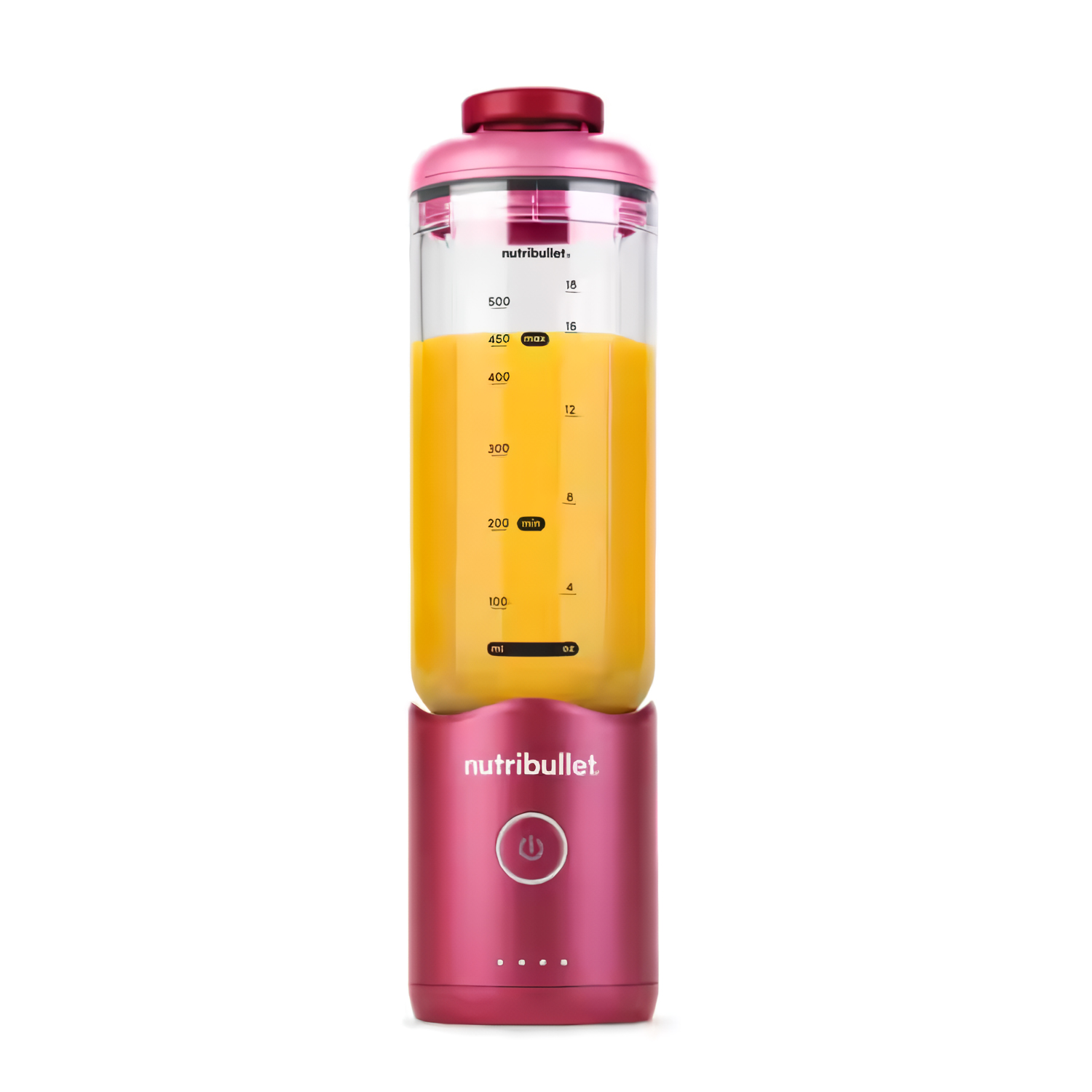 LICUADORA PORTÁTIL NUTRIBULLET FLEX 650 ML PARA SMOOTHIES Y BATIDOS FUCSIA - 7