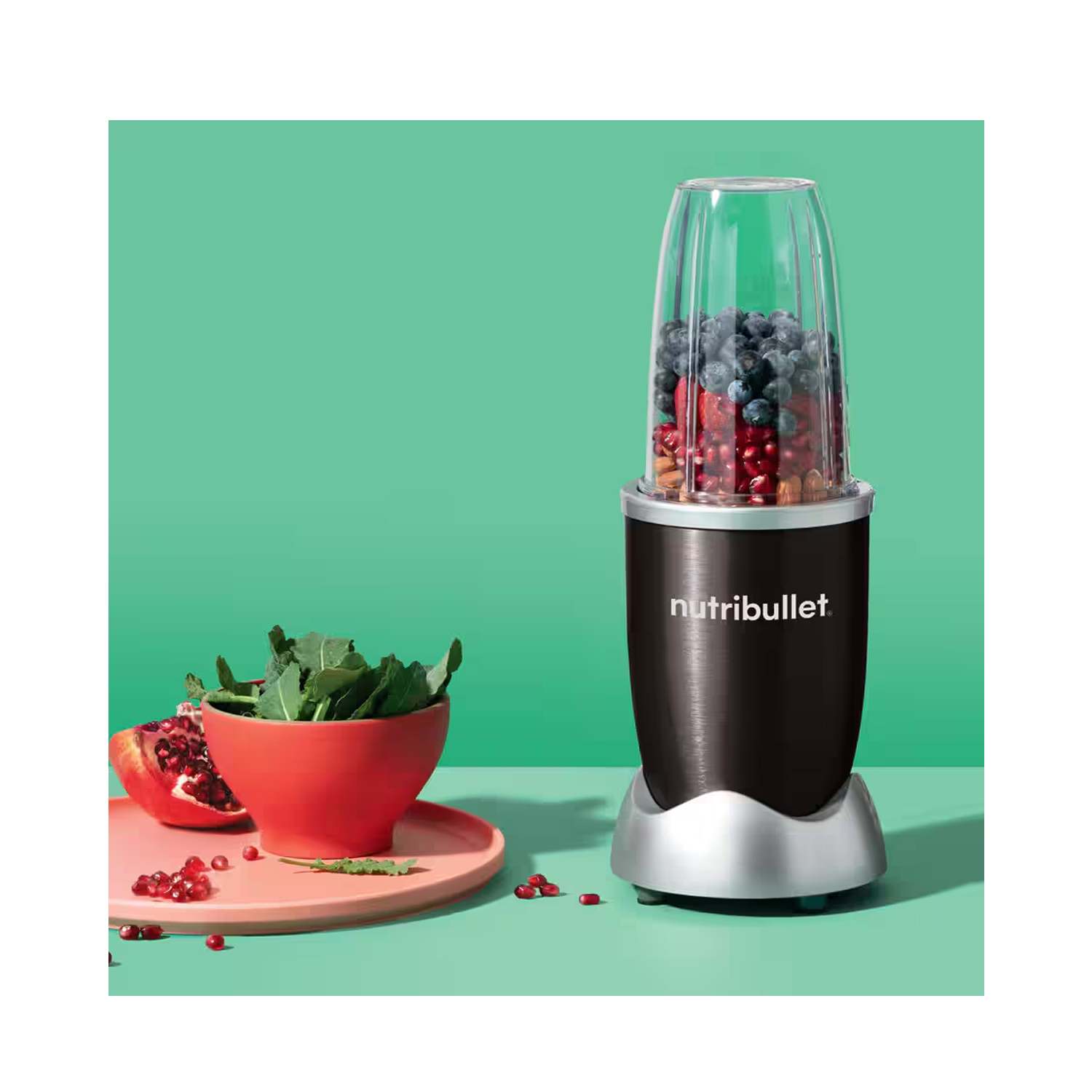 LICUADORA PORTÁTIL NUTRIBULLET 600 PARA SMOOTHIES Y BATIDOS 700ML NEGRO - 6