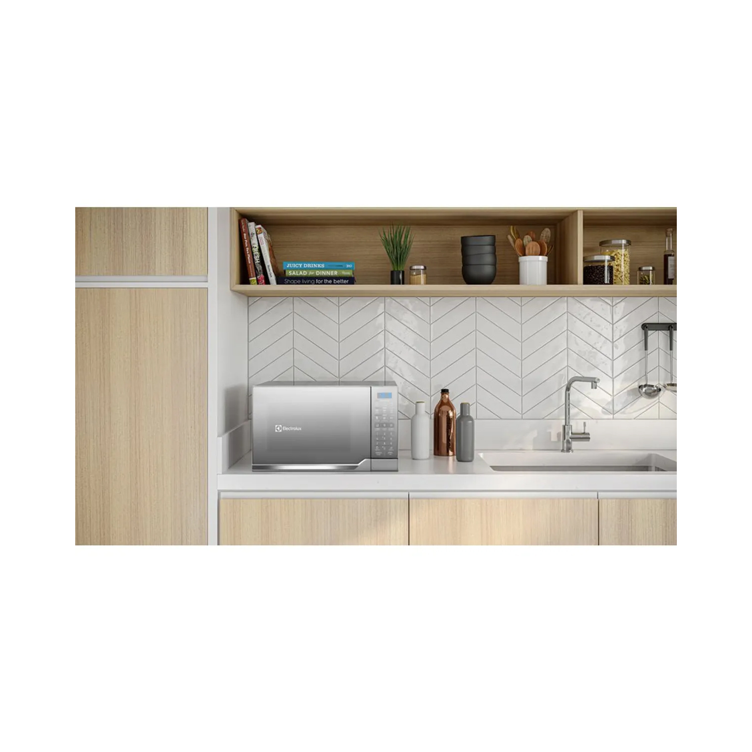 HORNO MICROONDAS 25 LITROS EMDO25S2GSRUG - 3