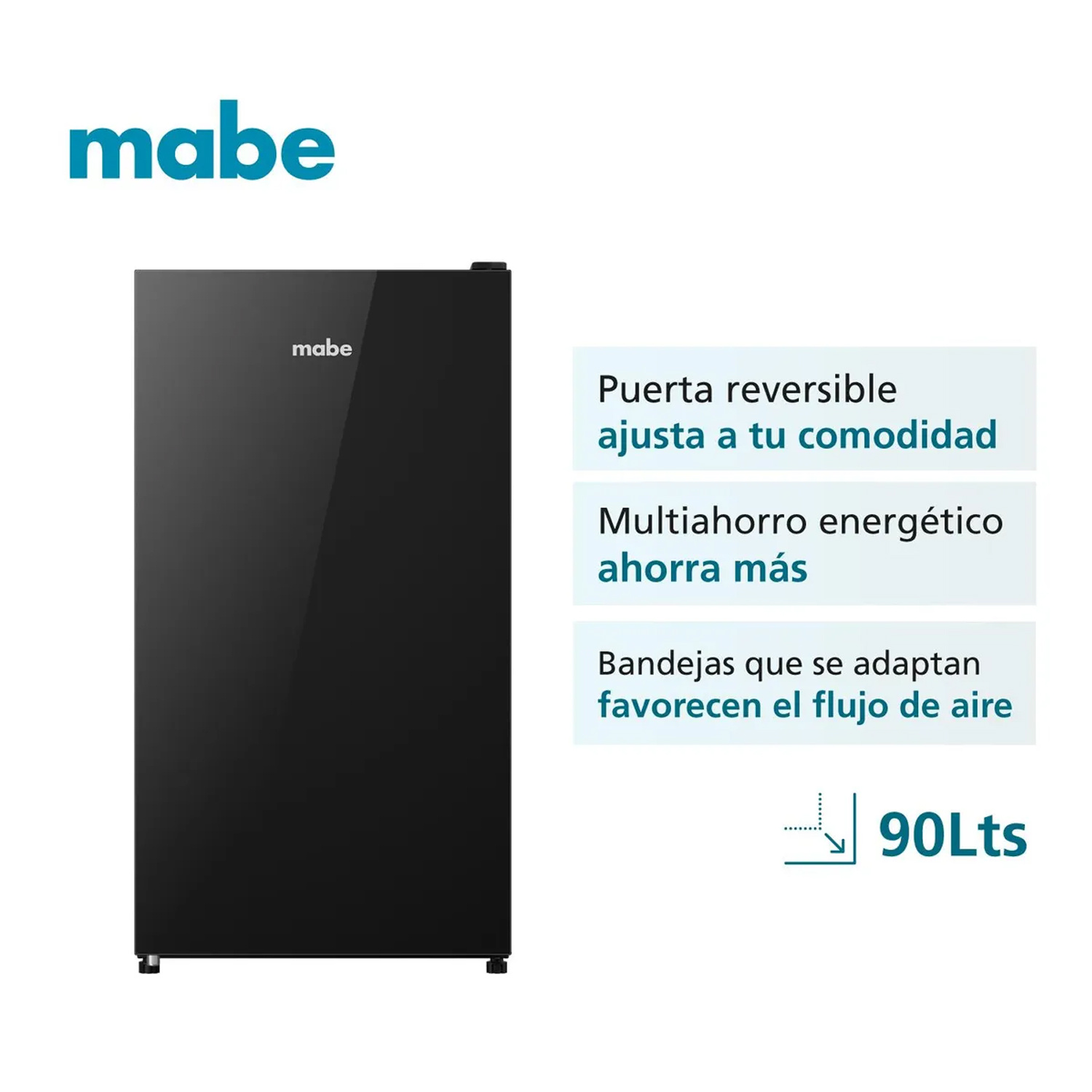 FRIGOBAR DE 90 L NEGRO MABE - RMF04PV1 - 7