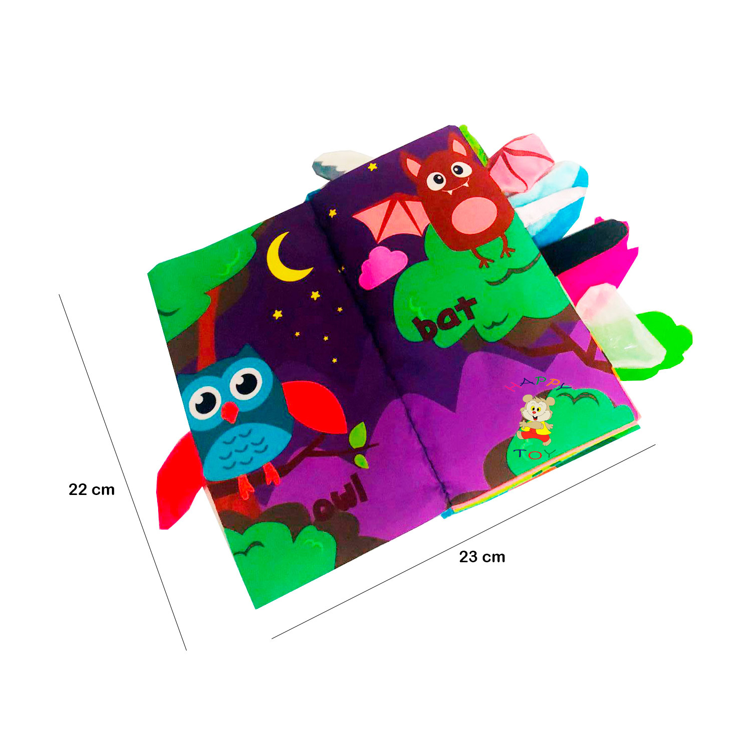 LIBRO ESTIMULACIÓN NIÑOS JUGUETE SENSORIAL ALEATORIO X1 - 4