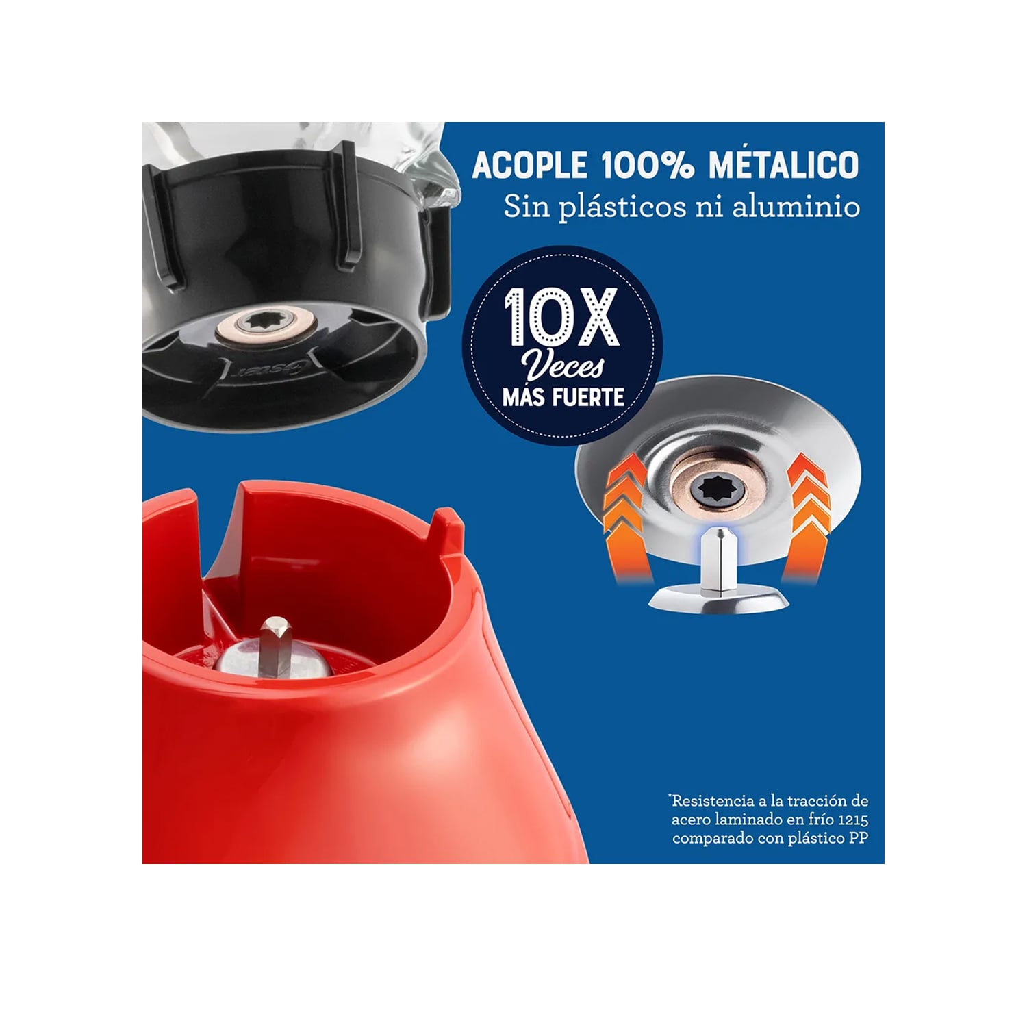 COMBO OSTER LICUADORA 2 VELOCIDADES BLSTKAG-RPB + HERVIDOR BVSTKT4177R 1.7LT - 4