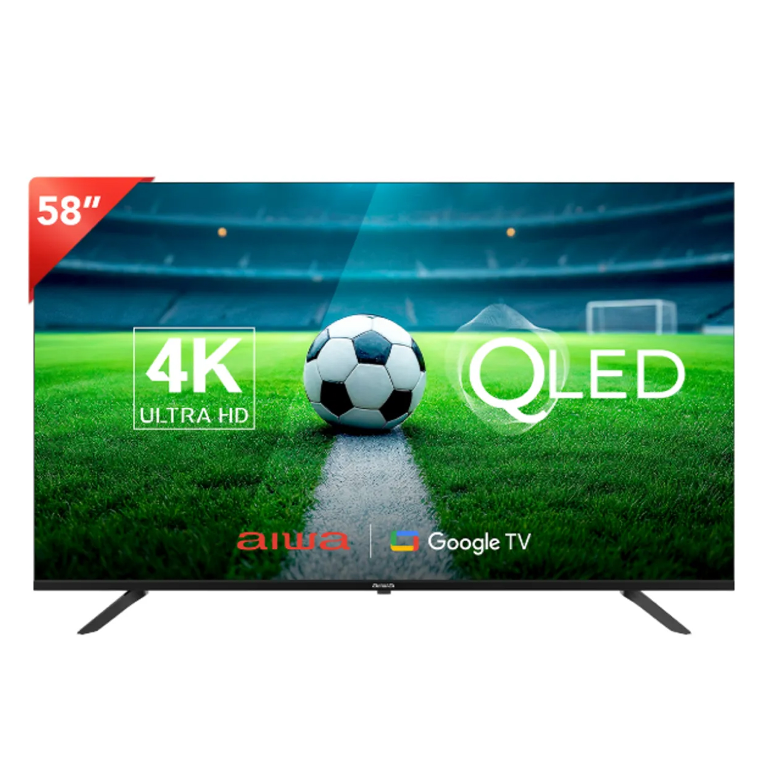 TELEVISOR AIWA SMART TV 58 4K QLED GOOGLE TV AW58B2Q - 2