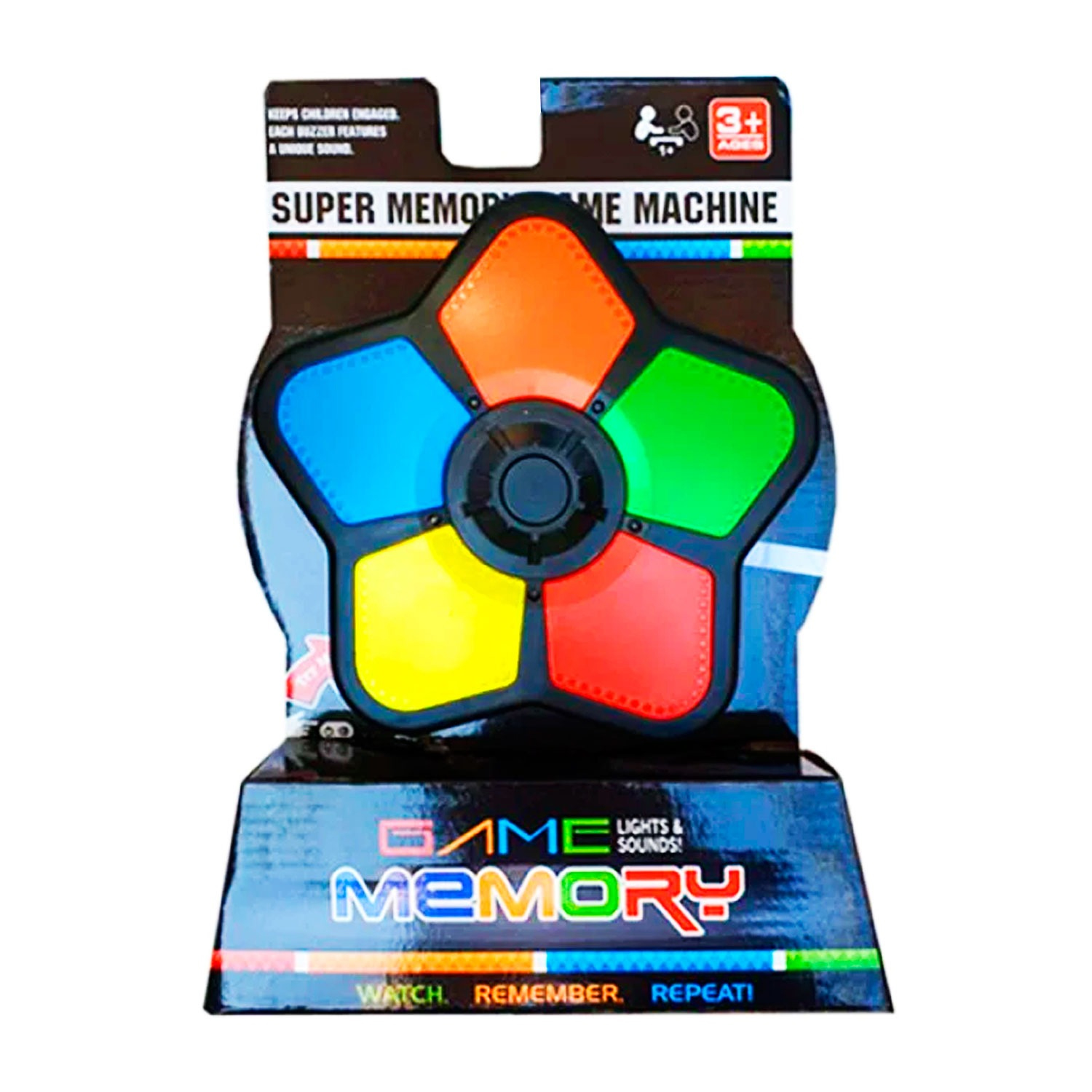 JUEGO DE MEMORIA SECUENCY DE BOLSILLO CON LUZ Y SONIDO - 4