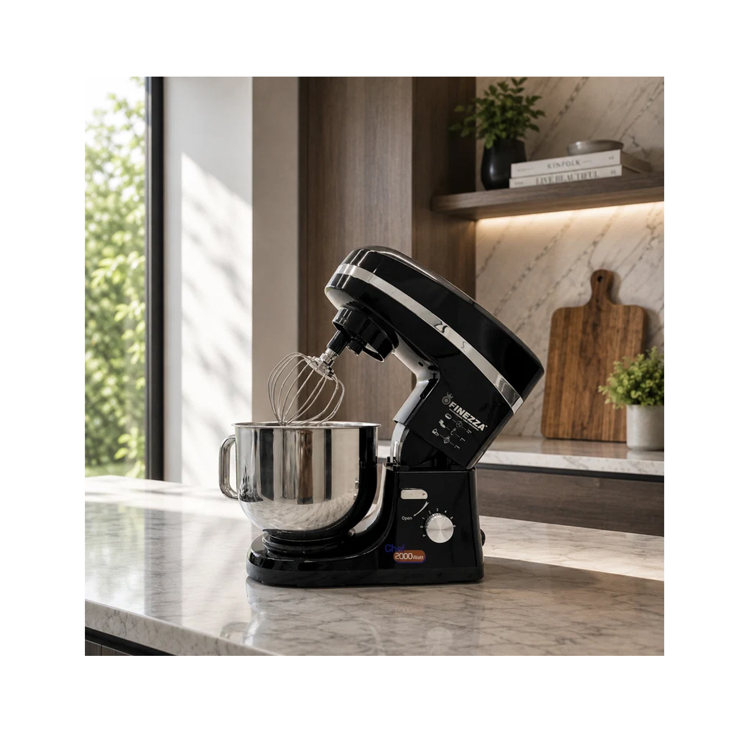 BATIDORA ELÉCTRICA  ORBITAL FINEZZA 2000W 5.5L FZ-6818B ROJO - 2