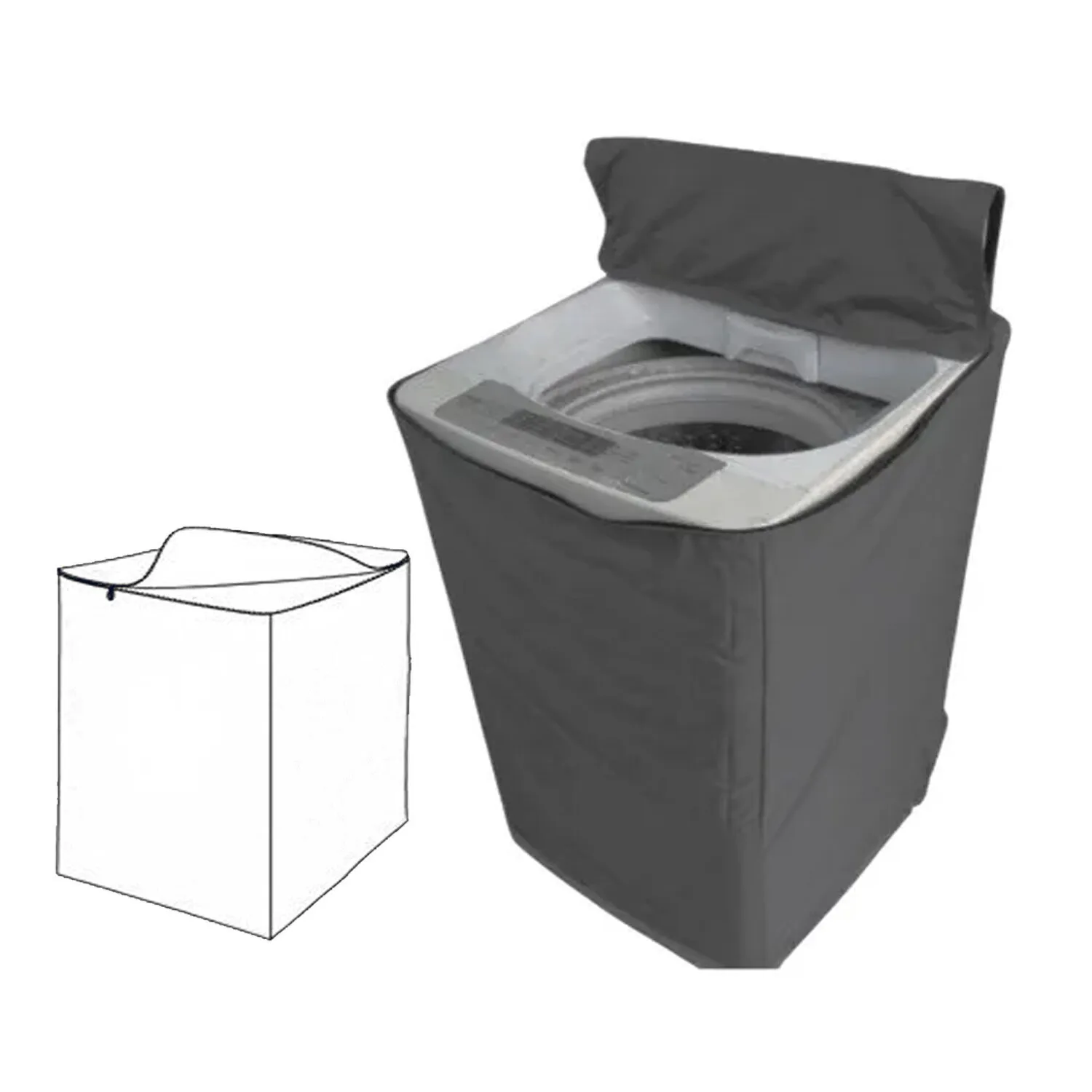 FUNDA PARA LAVADORAS 16-22 KG ALEATORIO +FILTRO LG - 3