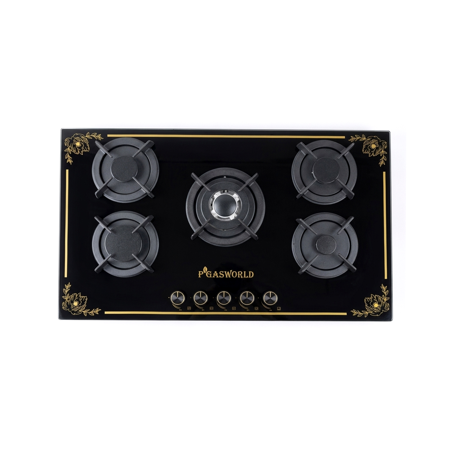 COCINA EMPOTRABLE PGAS 5 QUEMADORES VIDRIO TEMPLADO 90CM - 6