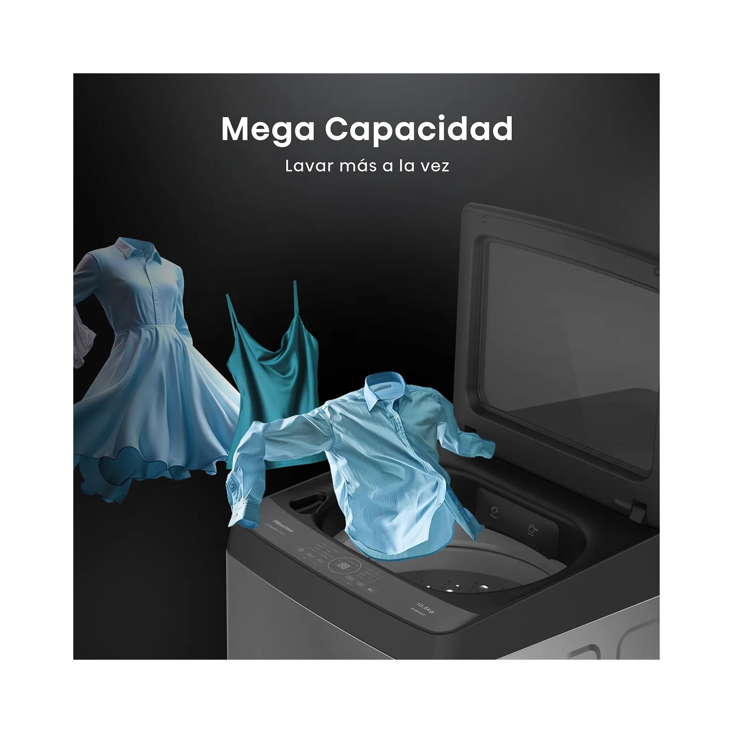 LAVADORA CARGA SUPERIOR 10.5 KG WT3K1131UT - 5