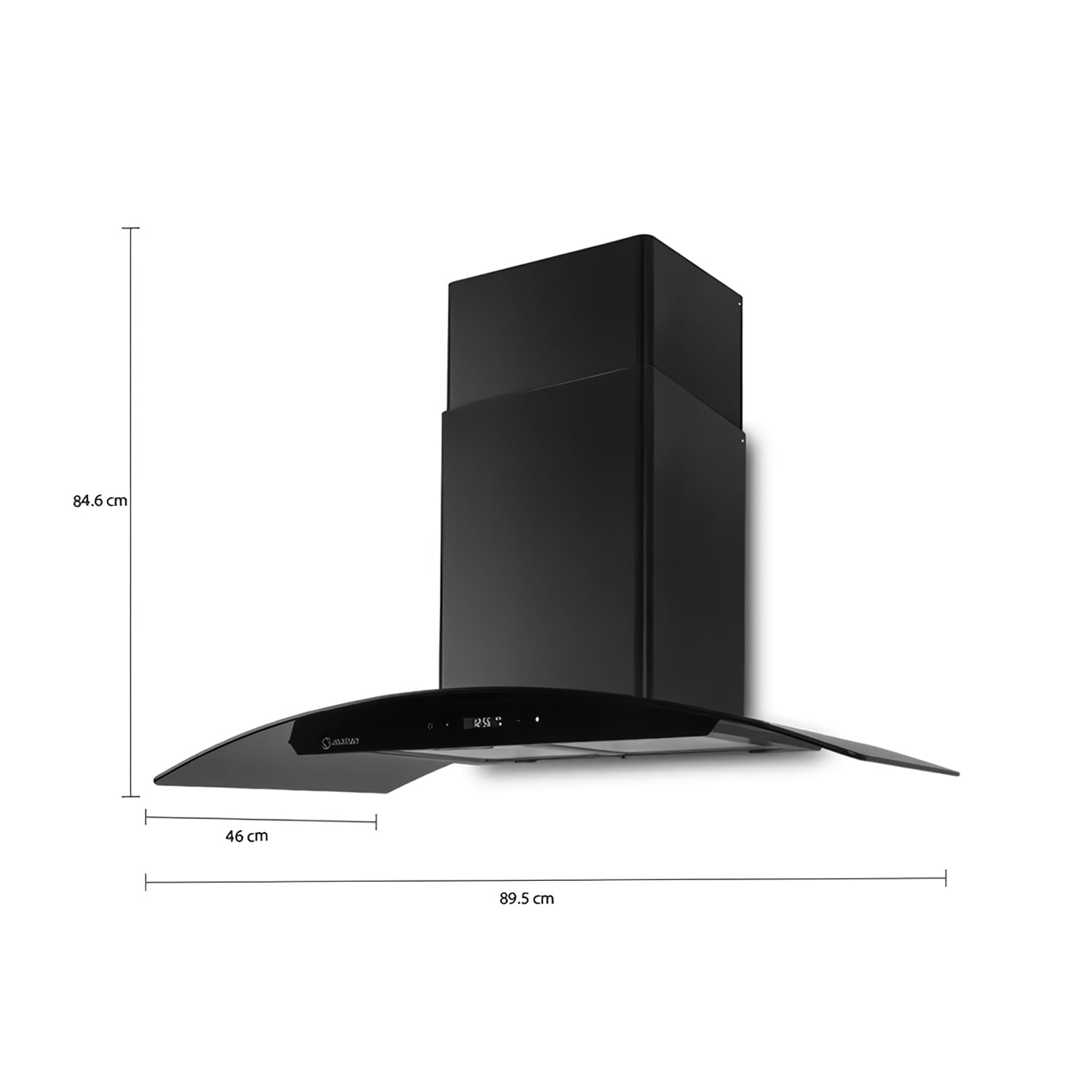 CAMPANA EXTRACTORA MIRAY CEDM-905V 89.5 CM NEGRO - 3