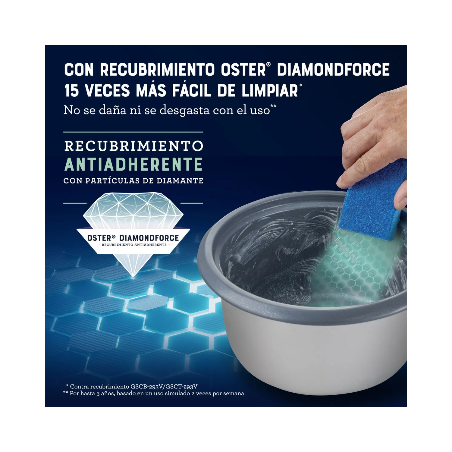 OLLA ARROCERA OSTER 12 TAZAS 3 EN 1 FUNCIÓN DE SOFRITO VAPORERA NEGRO - 7