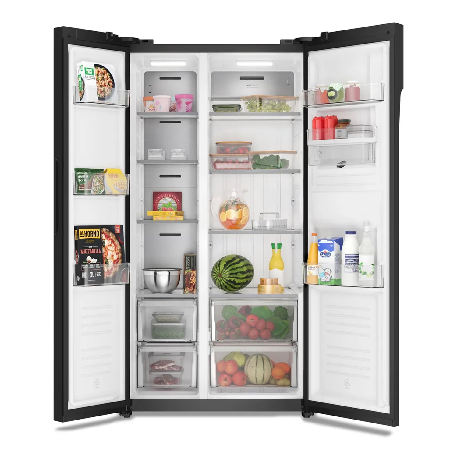 REFRIGERADOR NO FROST SIDE BY SIDE INVERTER 522 LITROS BLACK ERSB54N2WXB - 2