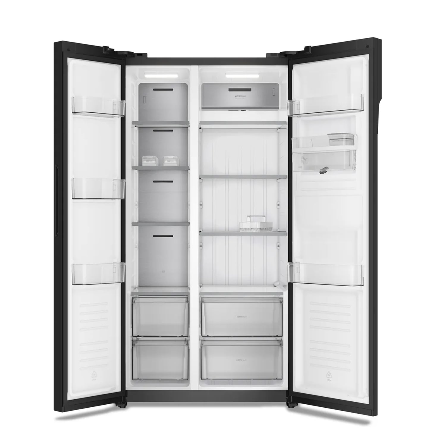 REFRIGERADOR NO FROST SIDE BY SIDE INVERTER 522 LITROS BLACK ERSB54N2WXB - 3