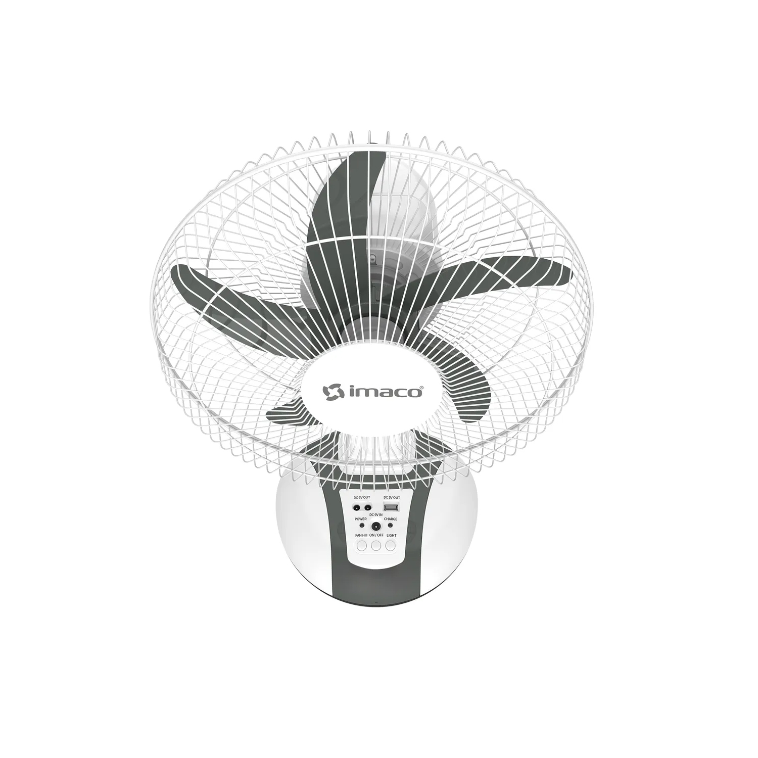 VENTILADOR IMACO 14' SOLAR RECARGABLE DE MESA FAN1418SOL - 4