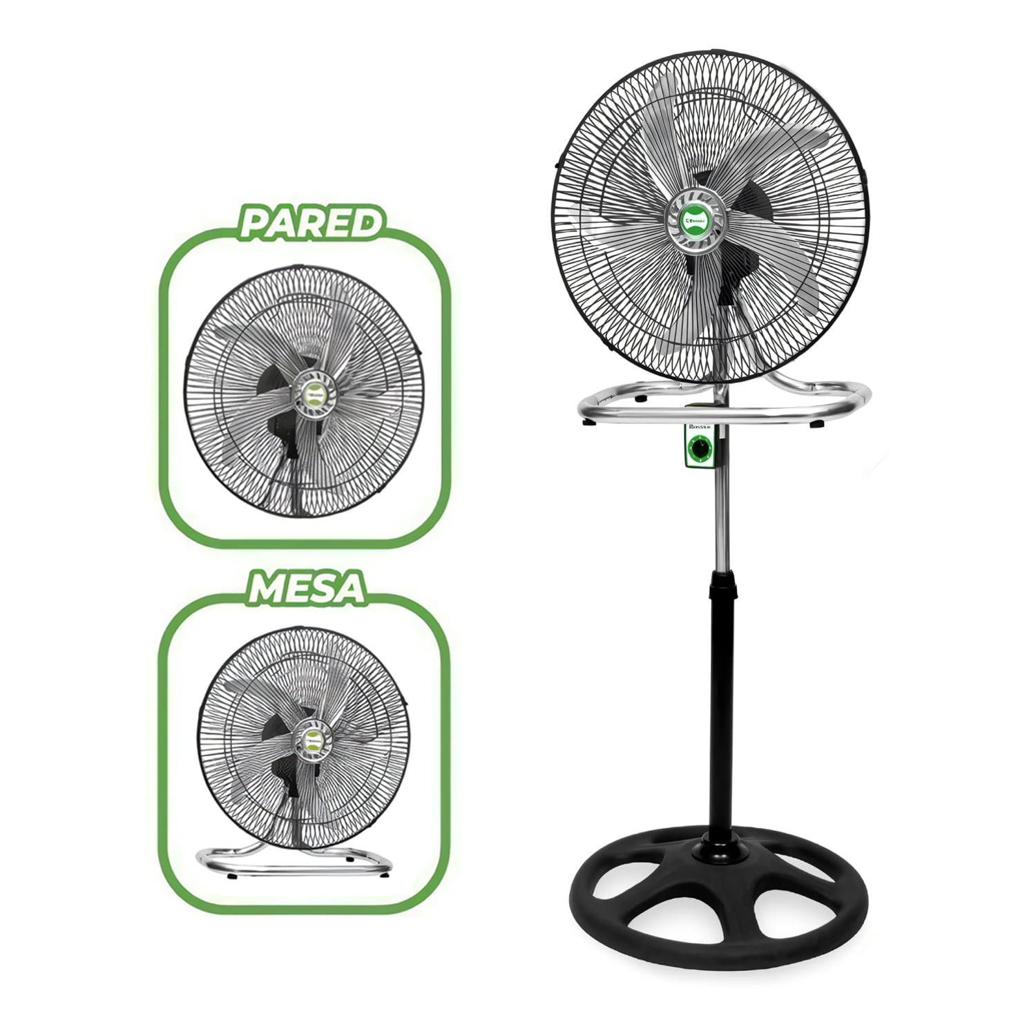 VENTILADOR 3 EN 1 BK-8219VI/NG DE 18' 200 WATTS CAJA DE 2UNIDADES - 2