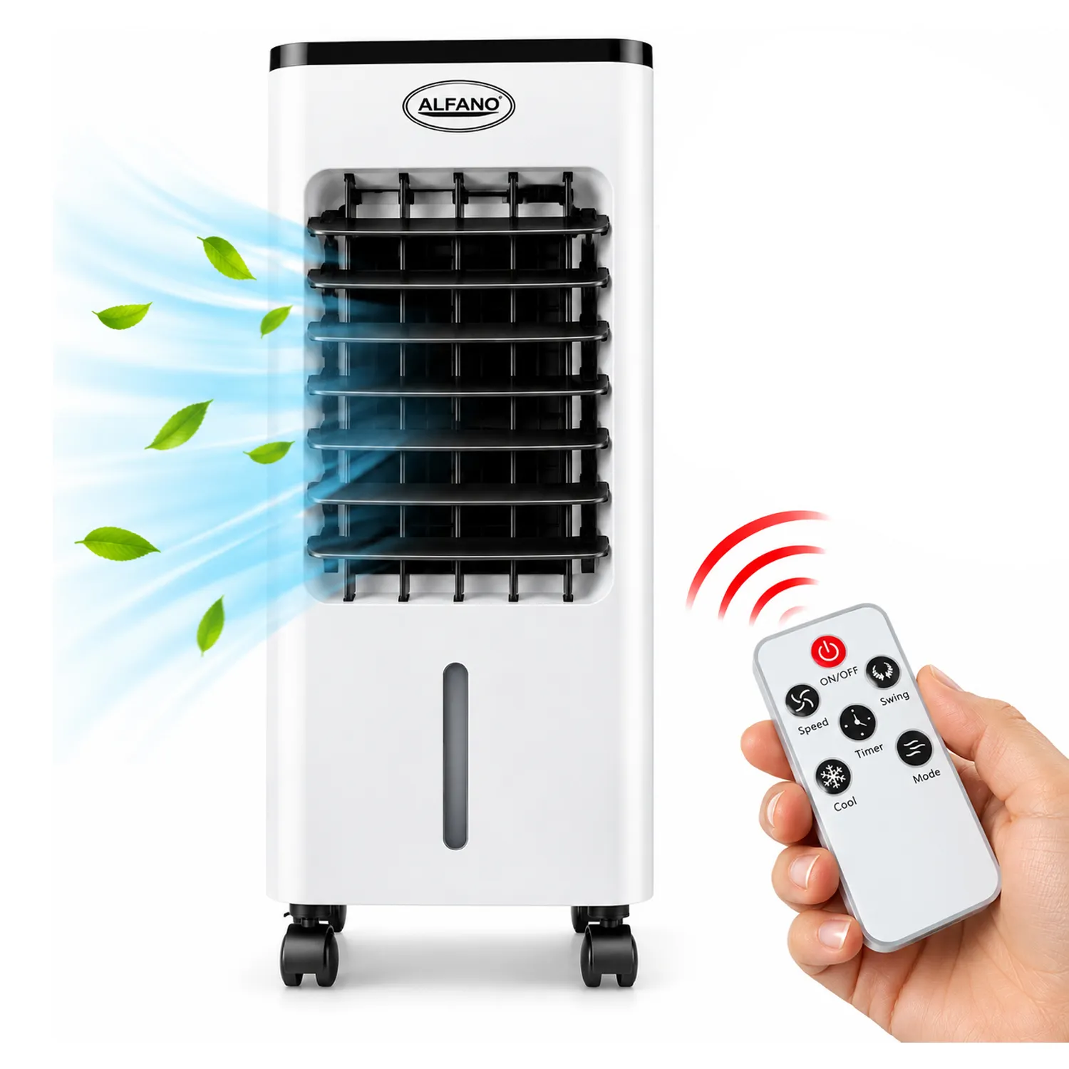 ENFRIADOR DE AIRE PORTÁTIL ALFANO AIR COOLER 6 LITROS 3 VELOCIDADES AC-6L - 3