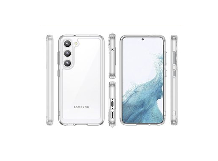 CASE SPACE SAMSUNG GALAXY S23 PLUS FUNDA RESISTENTE - TRANSPARENTE - 2