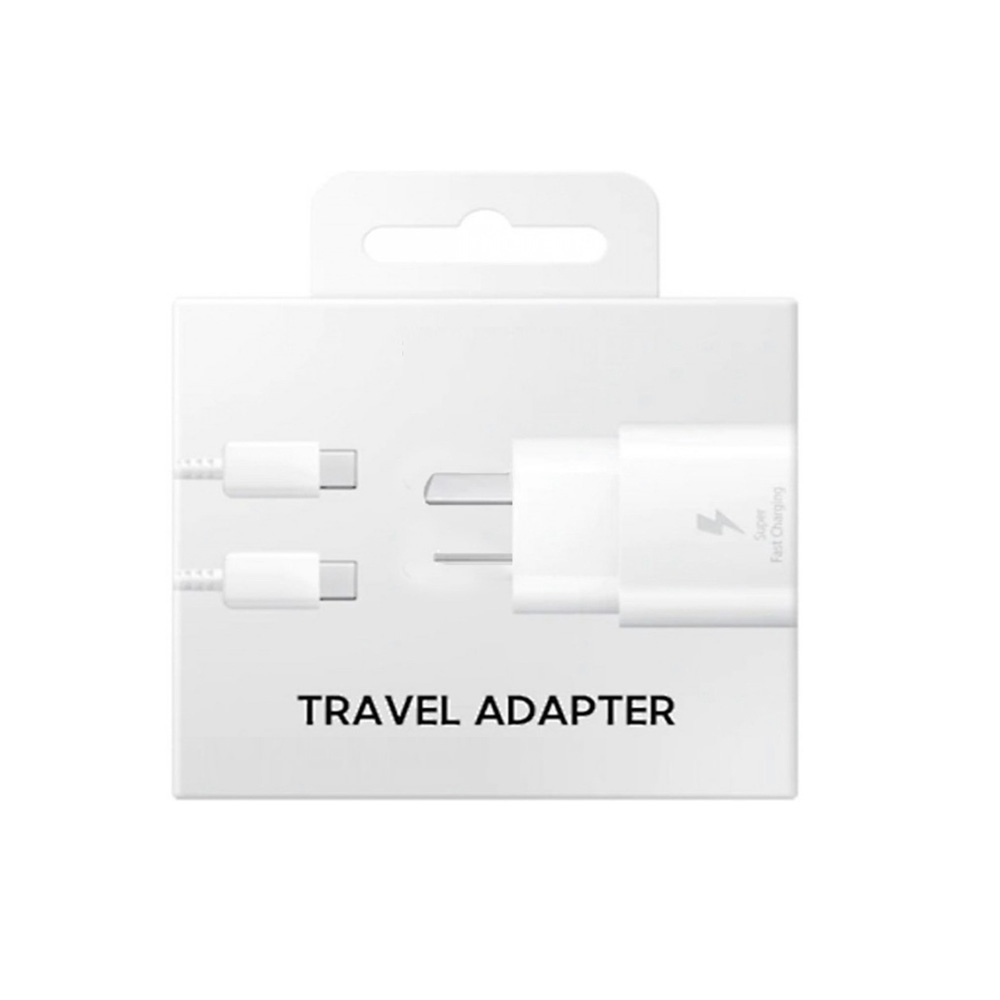 CARGADOR SAMSUNG 25W CARGA RÁPIDA GALAXY A71/A72/A73 BLANCO - 1