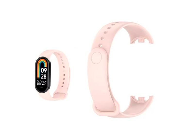 CORREA DE SILICONA PARA XIAOMI BAND 8 - NUDE - 1