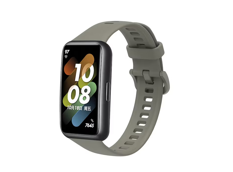 CORREA SILICONA PARA HUAWEI BAND 7 GRIS - 1