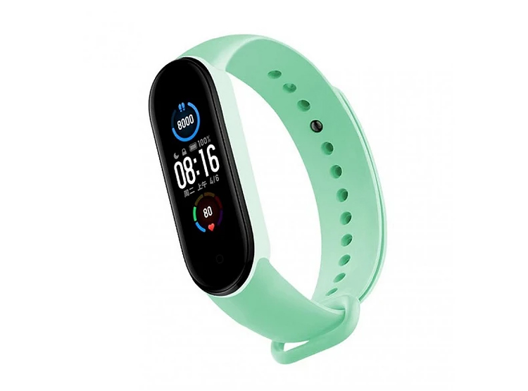 CORREA SILICONA PARA XIAOMI MI BAND 7 - MANZANA - 1