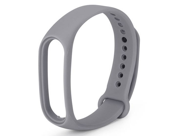 CORREA SILICONA PARA XIAOMI MI BAND 5 - GRIS - 1