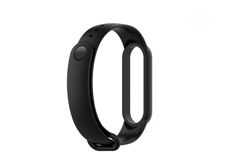 CORREA SILICONA PARA XIAOMI MI BAND 5 - NEGRO - 2