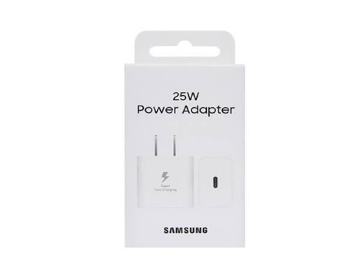 ADAPTADOR SAMSUNG 25W PARA GALAXY S21 CARGADOR EDITION ECOLOGICO 2023 BLANCO - 1