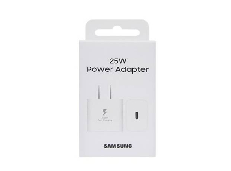 ADAPTADOR SAMSUNG 25W USB C SIN CABLE CUBO - BLANCO - 1