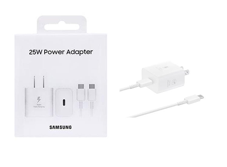 CARGADOR SAMSUNG 25W PARA GALAXY A34 BLANCO ORIGINAL - 1