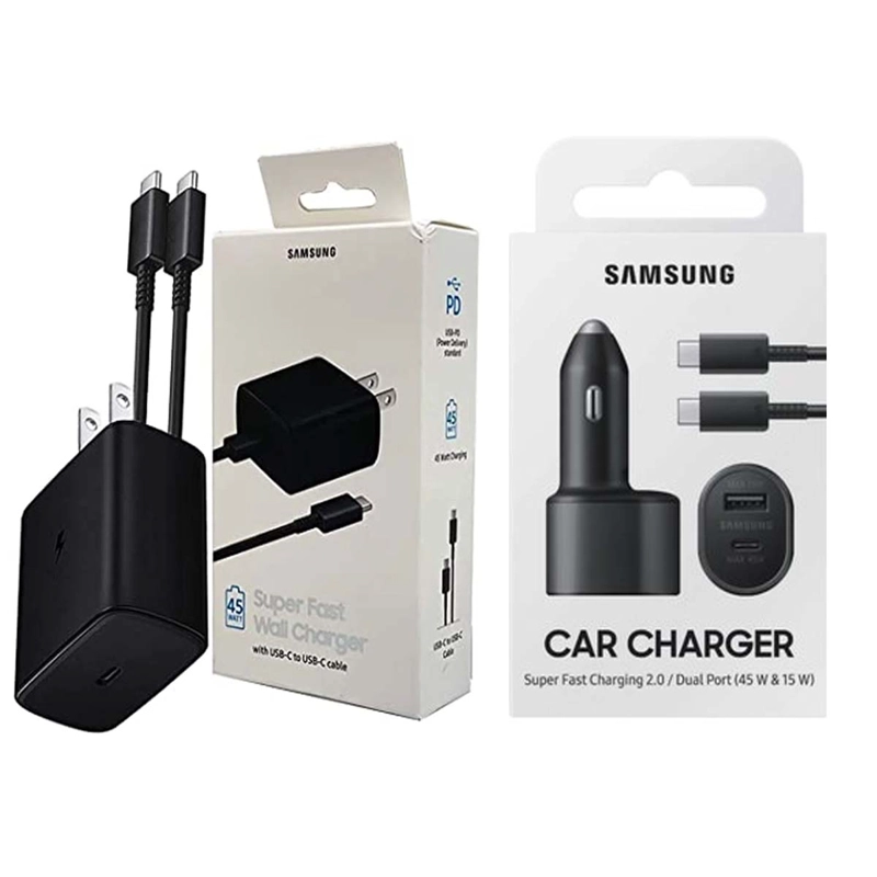 CARGADOR SAMSUNG 45W + AUTO 45W ORIGINAL - 1