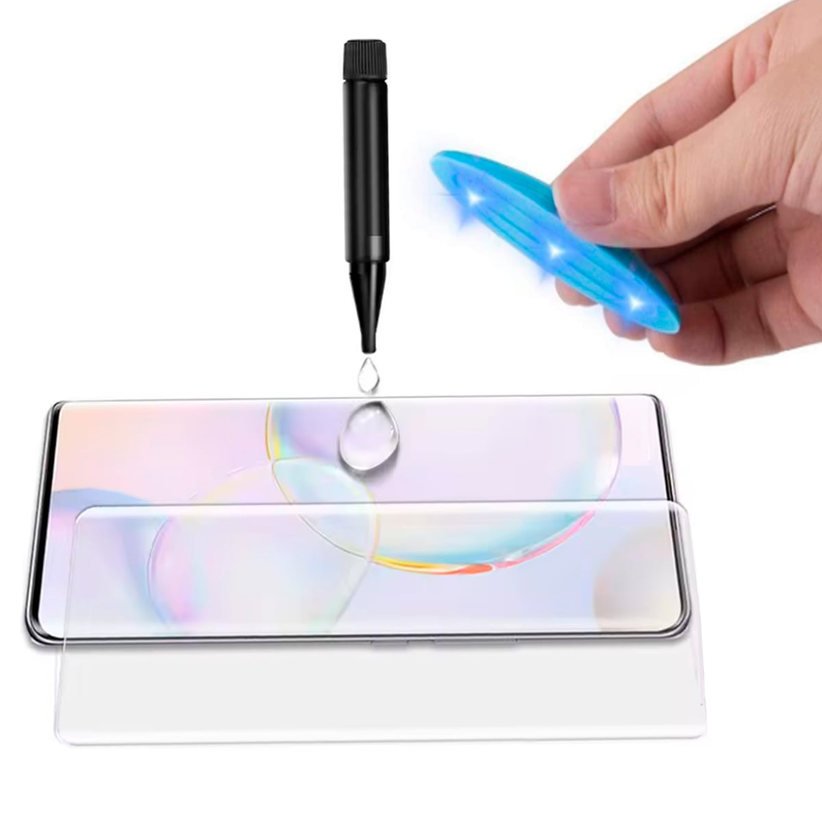 MICA PROTECTOR DE PANTALLA DE VIDRIO UV PARA XIAOMI REDMI NOTE 14 PRO+ PLUS - 1