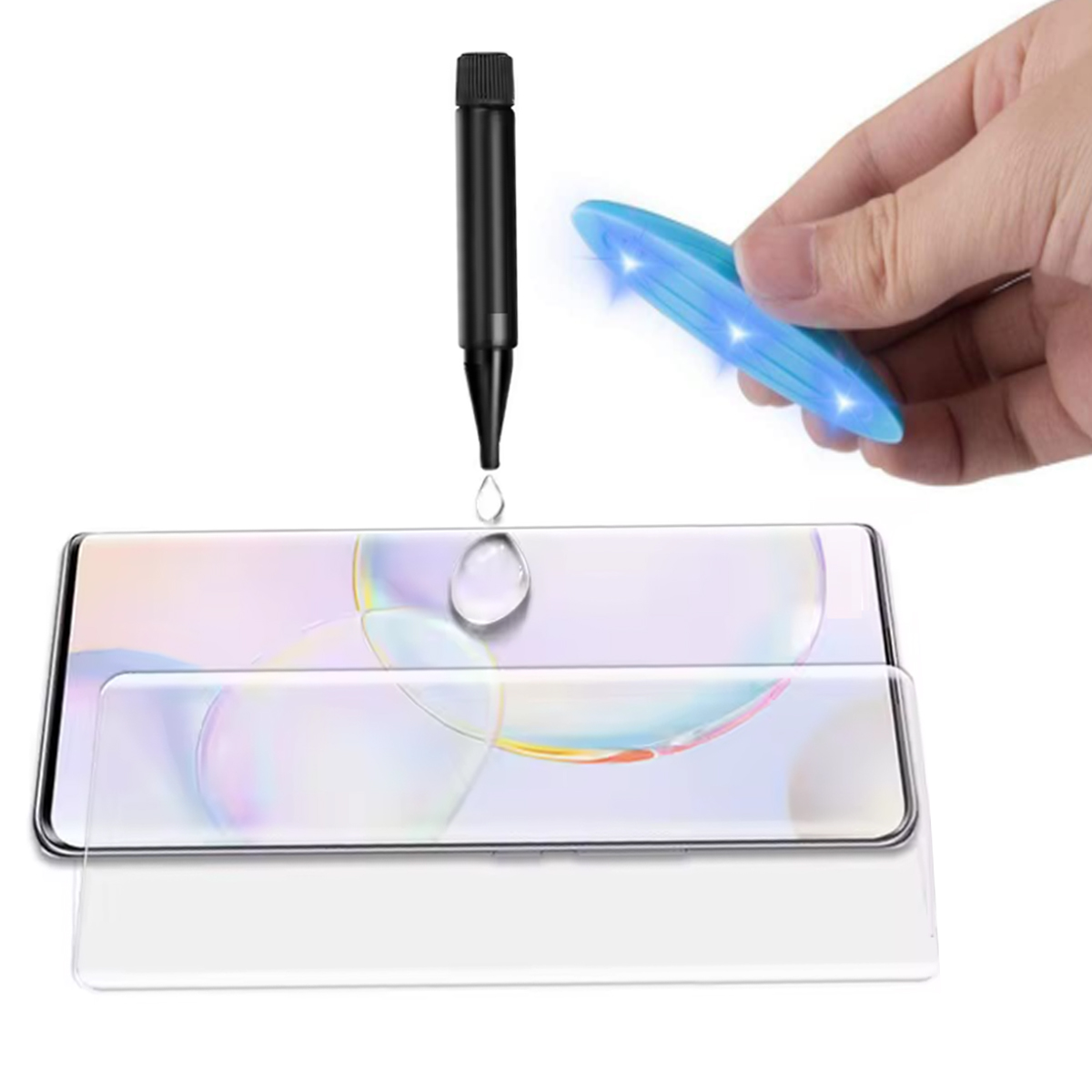 MICA PROTECTOR DE PANTALLA DE VIDRIO UV PARA HONOR 70 - 1