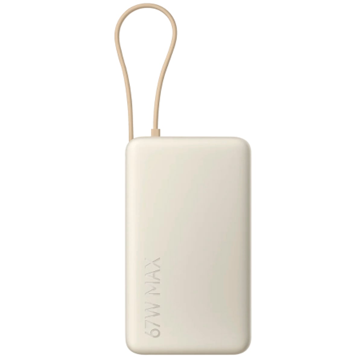 XIAOMI 67W POWERBANK 20000 (INTEGRATED CABLE) CARGA RAPIDA BEIGE - 3