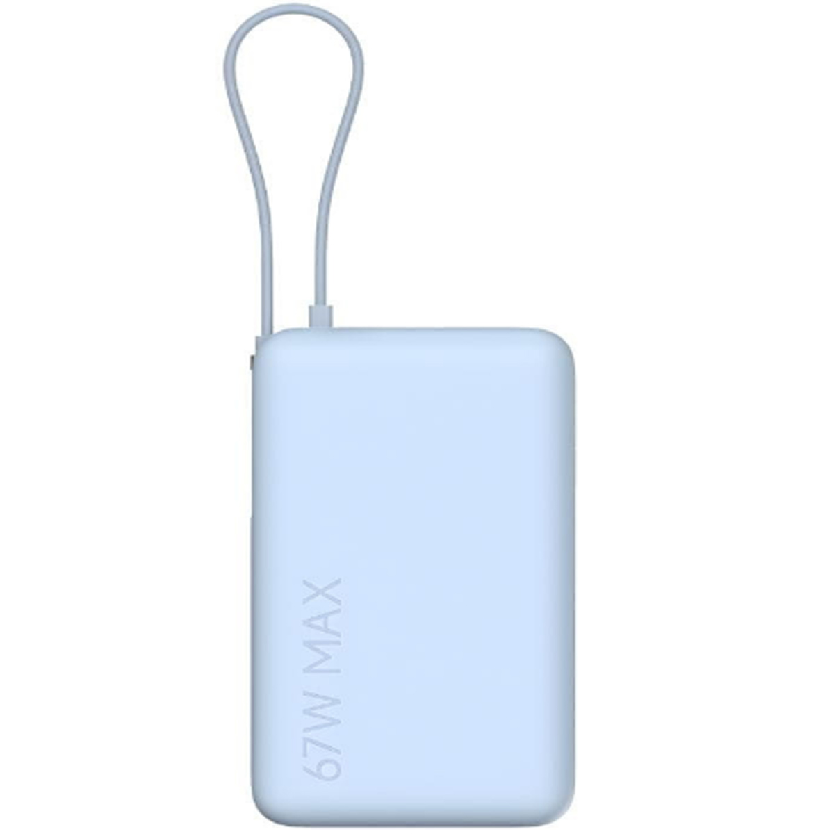 POWERBANK 10000 XIAOMI (67W) CON CABLE INTEGRADO RAPIDO BLUE - 2