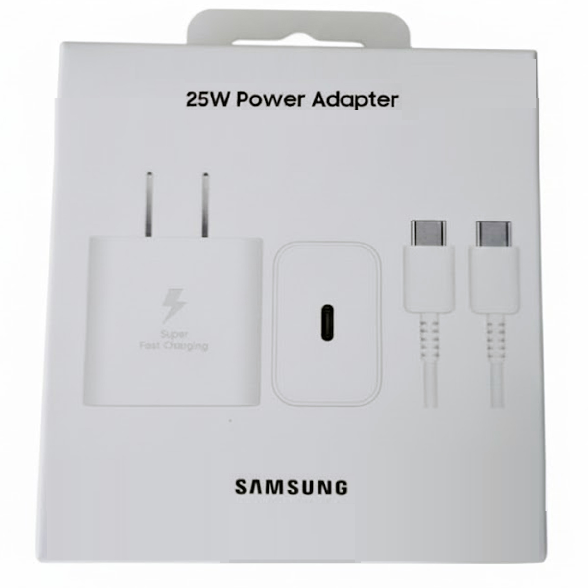 SAMSUNG CARGADOR DE CORRIENTE EP-T2510 CON CABLE USB-C BLANCO - 3