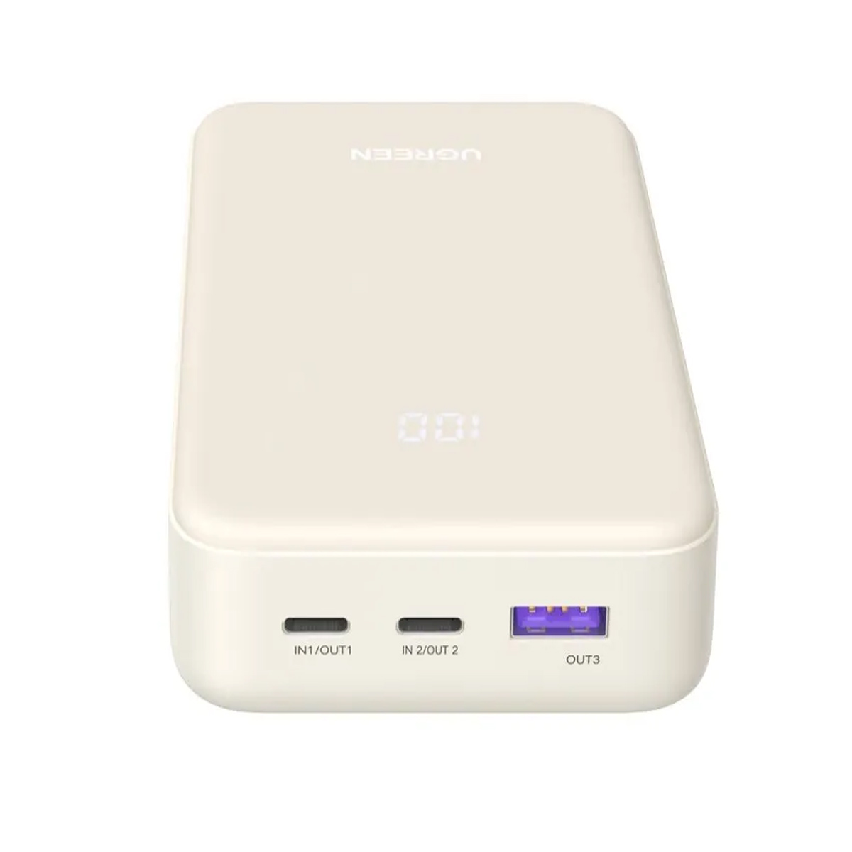 BATERÍA EXTERNA UGREEN PB531 CARGA RAPIDA 30W, 20000MAH BEIGE - 5