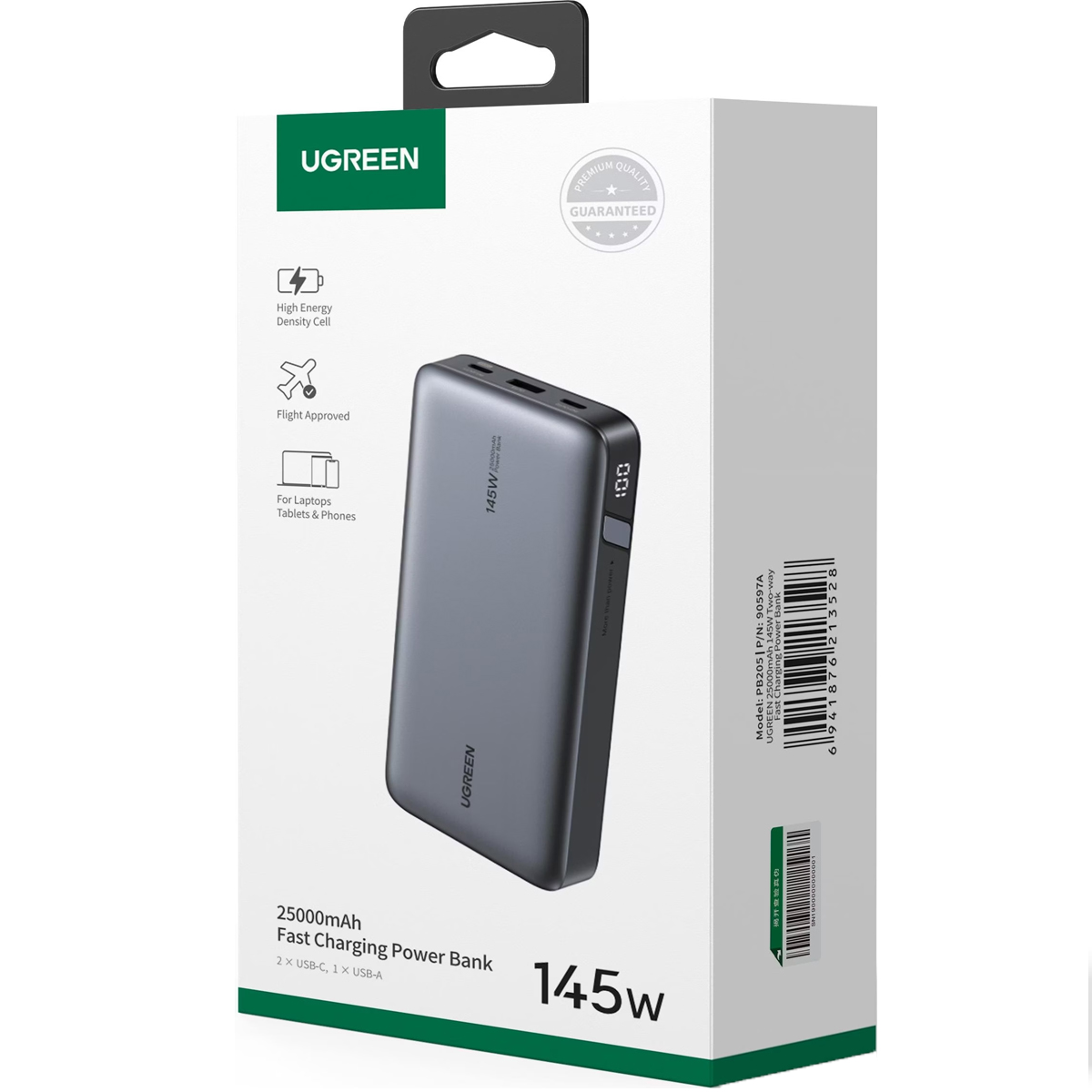 CARGADOR POWERBANK 25000MAH 145W NEXODE UGREEN PB205 / 90597A - 6