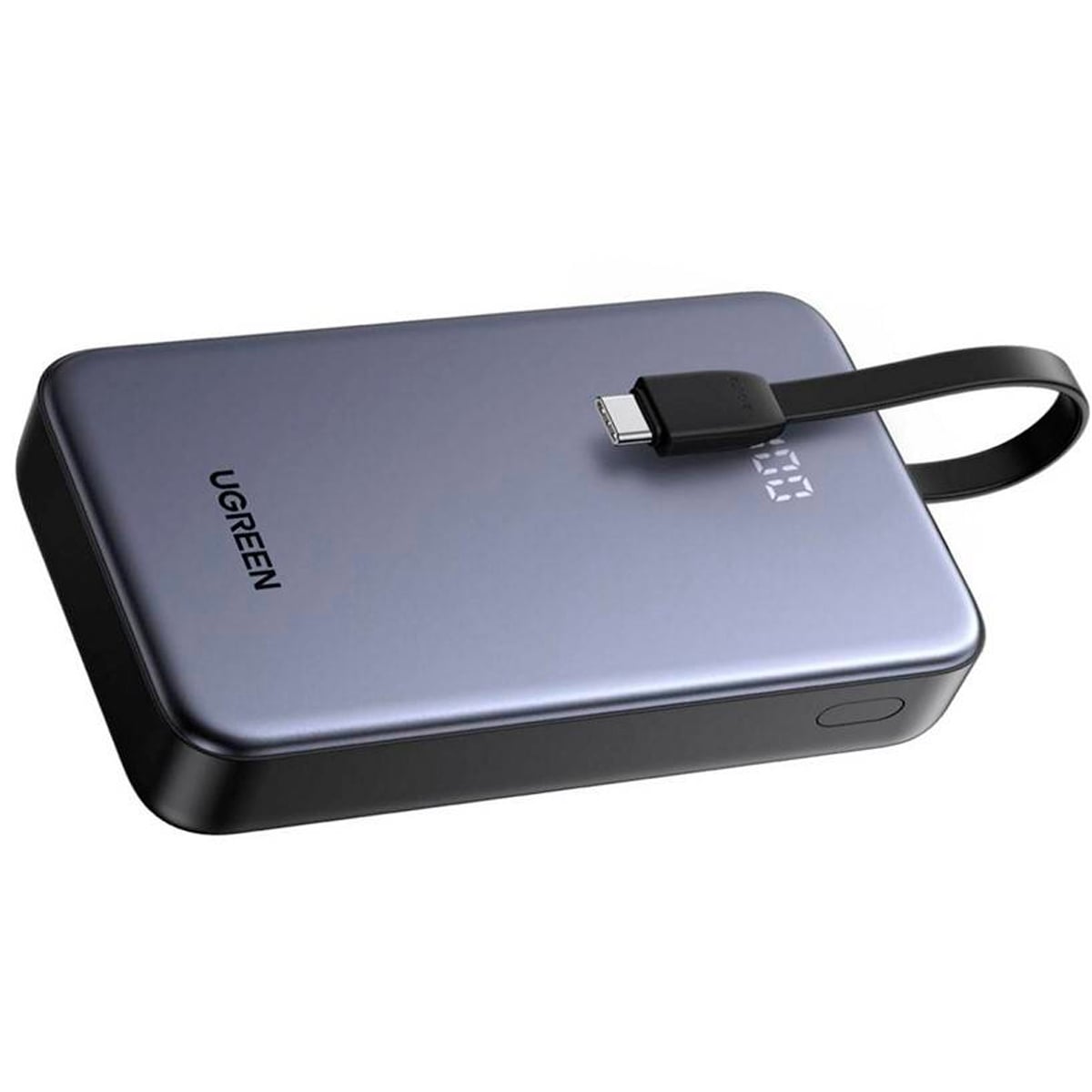 POWER BANK UGREEN 20000 MAH Y 22.5W CON CABLE USB-C INTEGRADO PB505 - 2