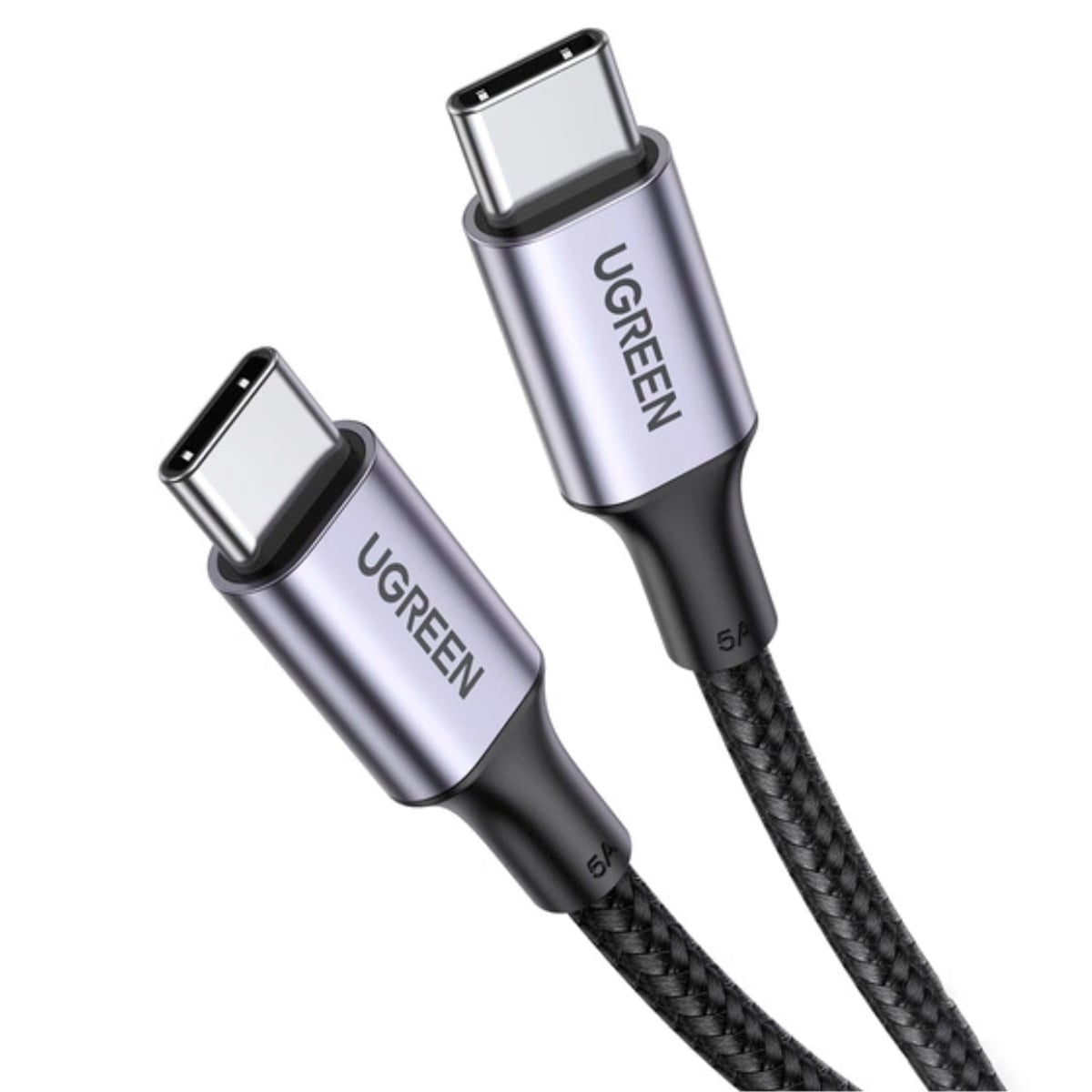 CABLE TYPE C UGREEN 100W TIPO C A TIPO C 480MB/S 5A US316 - 1