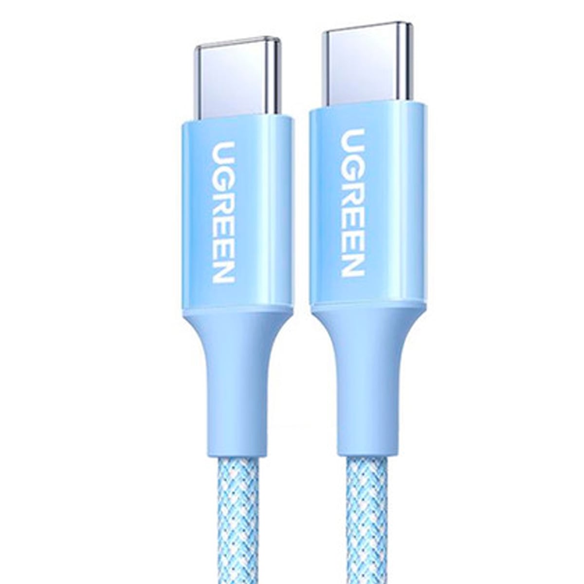CABLE UGREEN USB-C A USB-C 1 METROS 60W L501 - CELESTE - 1