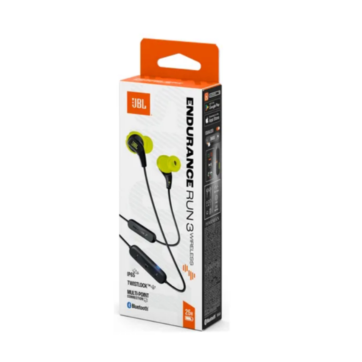 AUDIFONOS INALÁMBRICOS JBL ENDURANCE RUN 3 NEGRO - 2