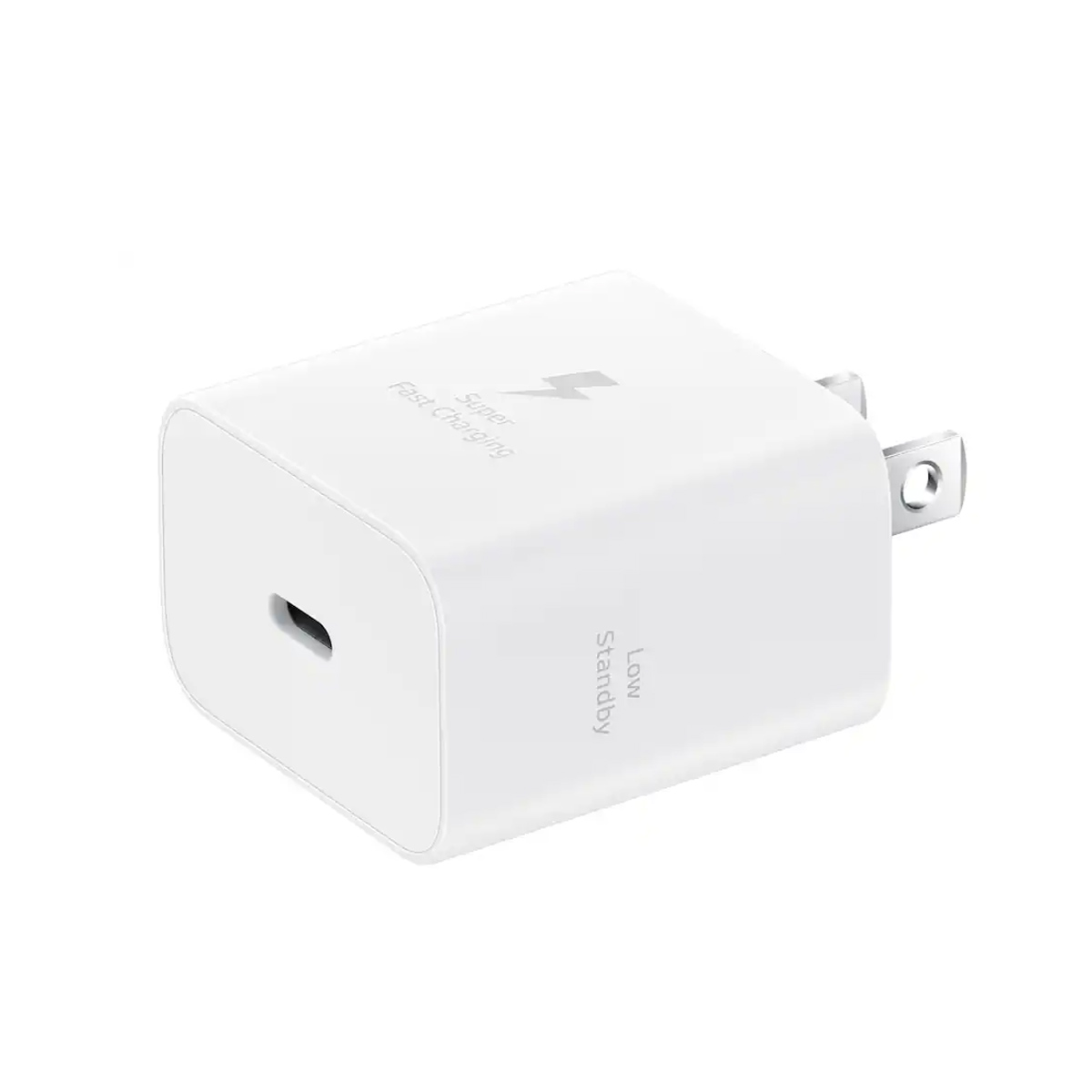 CARGADOR SAMSUNG 60W TIPO C PARA SERIE S26 S25 BLANCO - 4